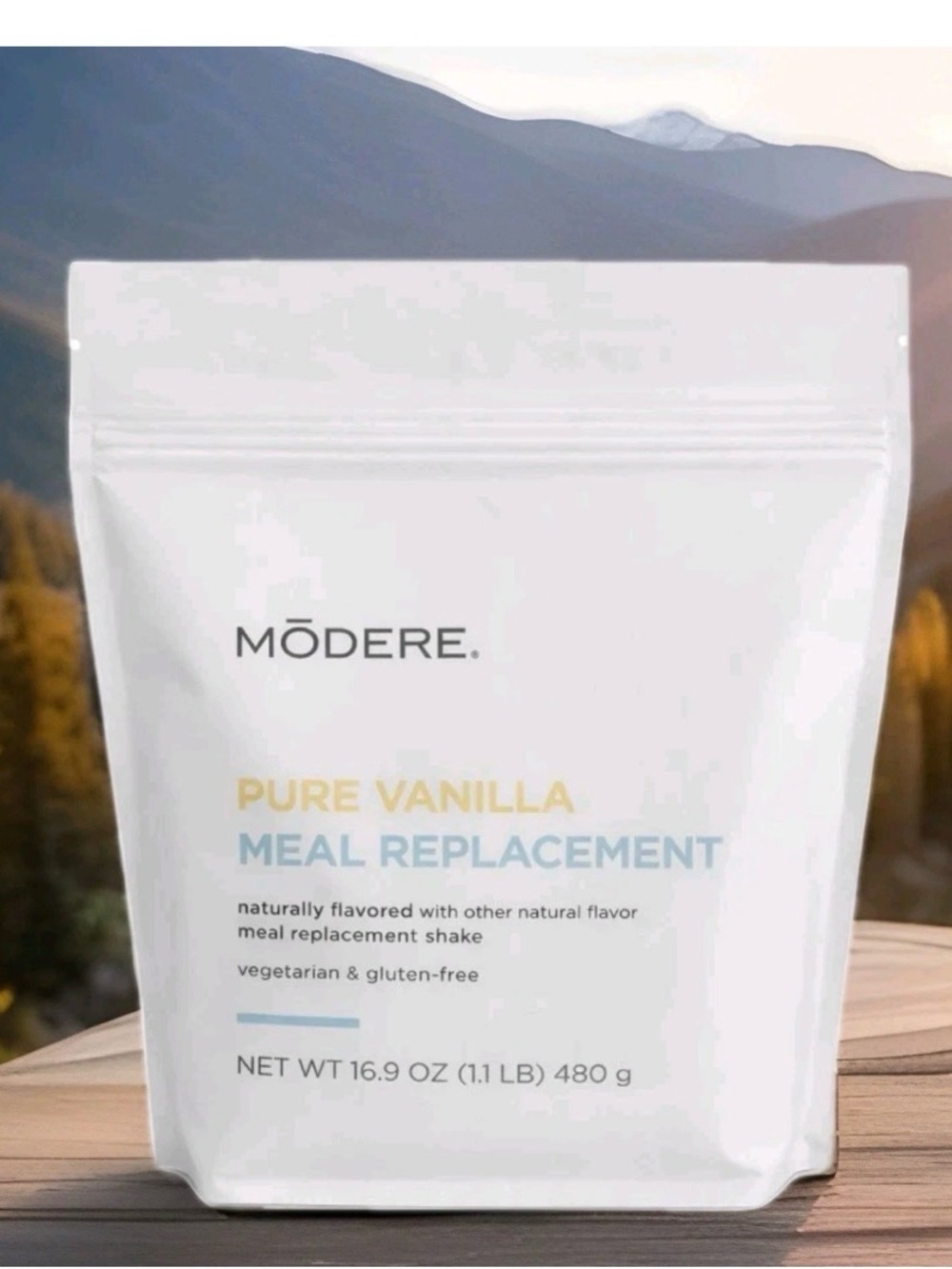Modere Pure Vanilla Meal Replacement Shake - White